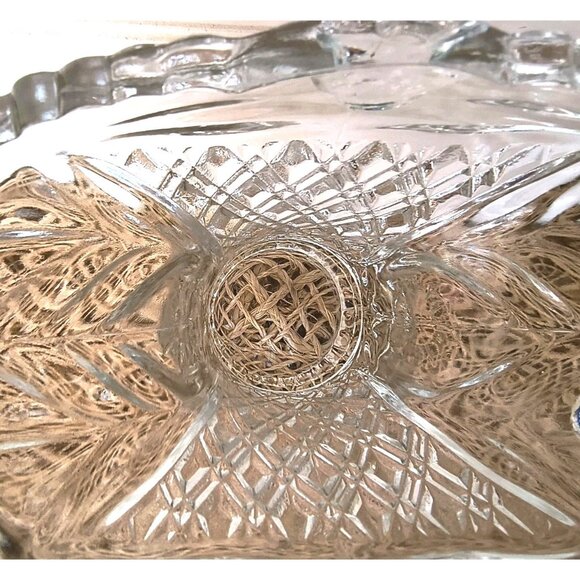 Vintage Princess House Basket, #530 Bride's Basket Lead Crystal Made in USA, EUC - Picture 8 of 10